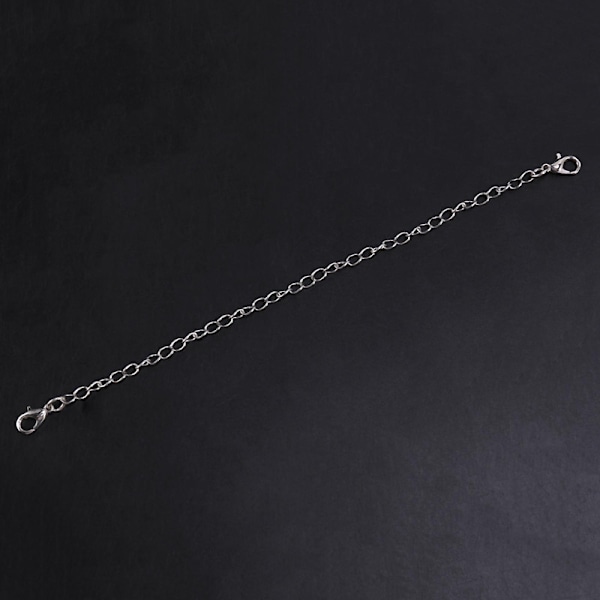 12 st Kedjeförlängare, 6 Storlekar Rostfritt Stål Armbandsförlängare Halsbandsförlängare För DIY Smycken
