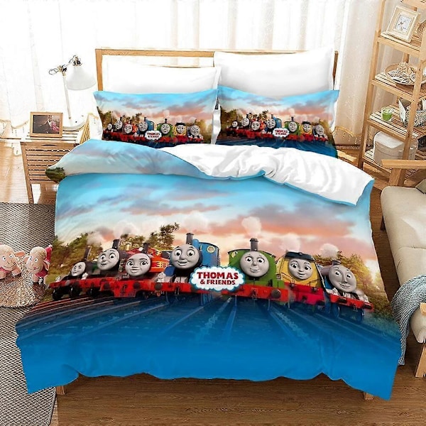 v5841 Sängkläder Thomas & Friends Tåg Bäddset Påslakan Storlek Sängkläder IU5841 135x200cm 53x78in