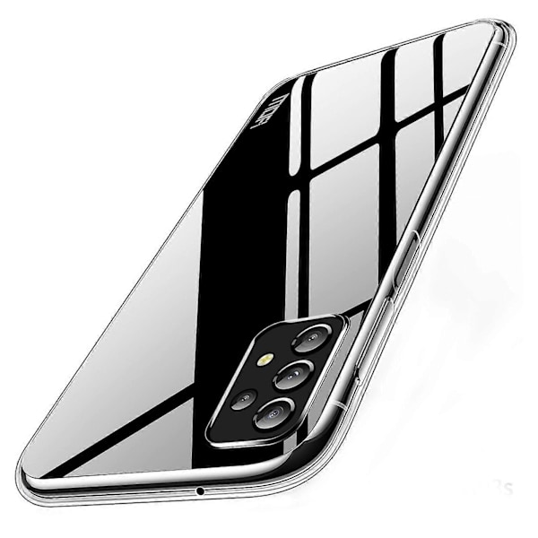 MOFI Transparent Skal för Samsung Galaxy A13 4G, Repskyddande TPU-kudde Mjuk Hud Skyddande Omslag