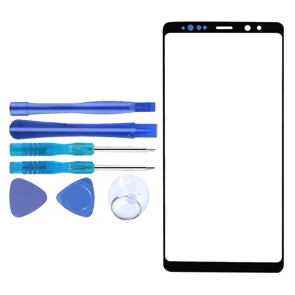 För Galaxy S9 Plus Ersättningsskärm Front Glas Lins Repair Kit