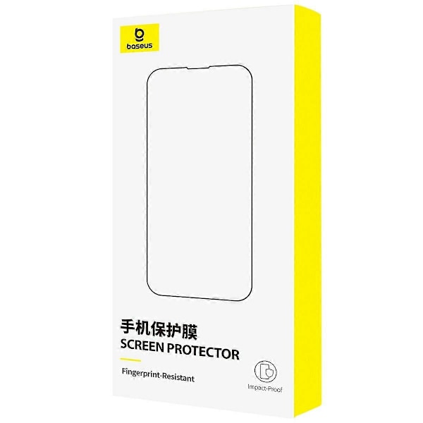 BASEUS Crystalline Series 2-pack För iPhone 16 Plus / 15 Plus Anti-Blått Ljus Skyddsfilm Härdat Glas