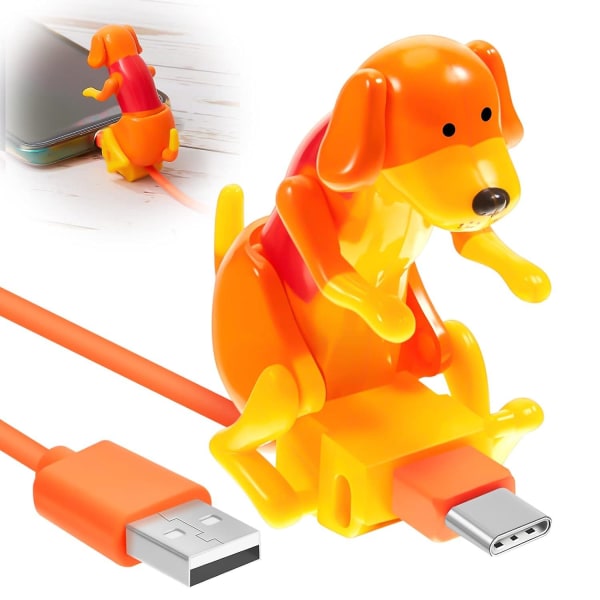 Stray Dog Laddningskabel, Smartphone USB Kabel Laddare USB Dataöverföring Snabbladdare Kabel För Iphone 15 Pro Z Flip 5 Type-c Orange for Type-C