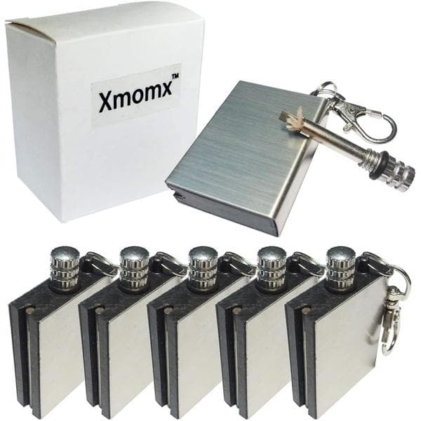 5 x Vandring Nödöverlevnad Camping Ildstarter Flint Metal Lighter