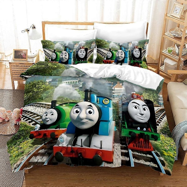 v5841 Sengetøj Thomas & Friends Tog Sengelinned Sæt Dynebetræk Størrelse Sengetøj IU5841 135x200cm 53x78in