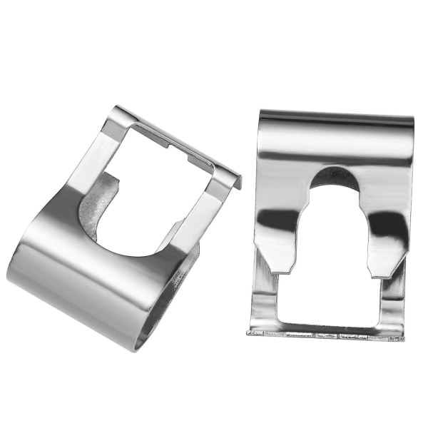 6 stk. Reparation Viskerstang Klip Motor Stang Visker Reparation Klip Hardware Kit Silver 3.2X2.3CM