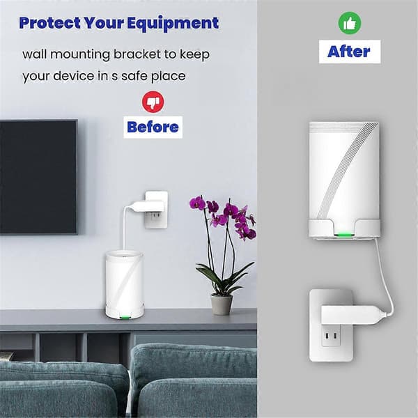 Router Wall Mount Suitable for TP Link Deco BE63/BE65/BE10000 Mesh Wifi7 Router Space Saving{hw}