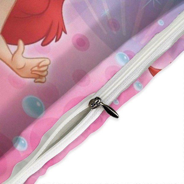 v126 Sarjakuva prinsessa 3-osainen vuodevaatesetti 1 peittopussi + 2 tyynyliinaa lapsille pojille tytöille aikuisille sarjakuva lämmin söpö muoti loma lahja hn126 200x200cm 78x78in