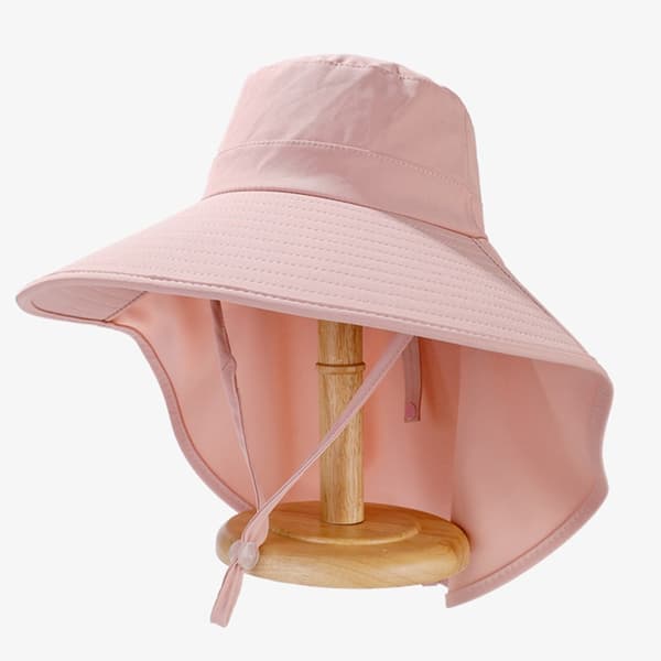 Kvinder Solhat Sjal Visir Cap ROSA Pink