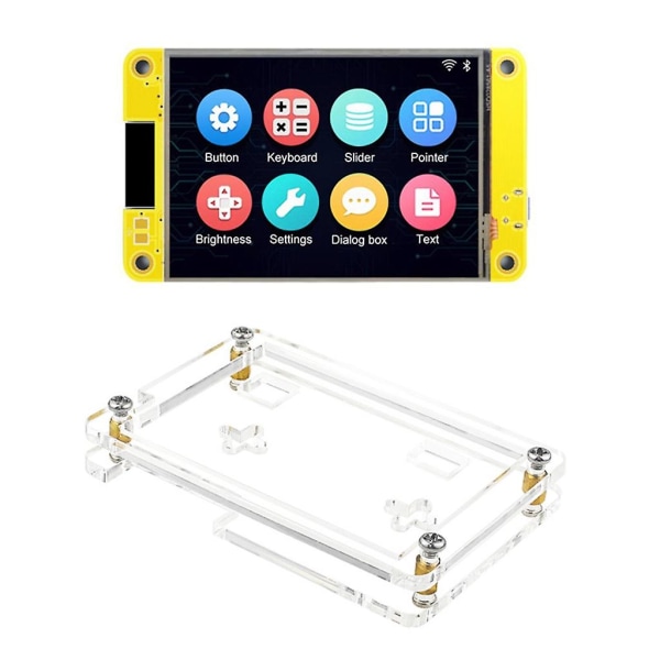 Etui til Esp32 Esp32s3 Udviklingskit Akryl Etui Med 2,8' Ips-skærm Only Case