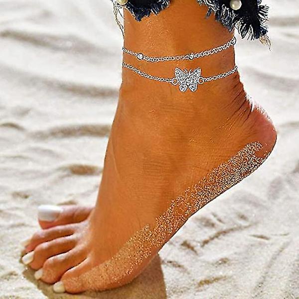 Perhoshopea anklet naisille