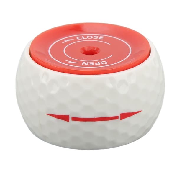 Wheel-shaped Practice Putting Ball Adjustable Weight Putting Accuracy Training Ball with Instant Feedback