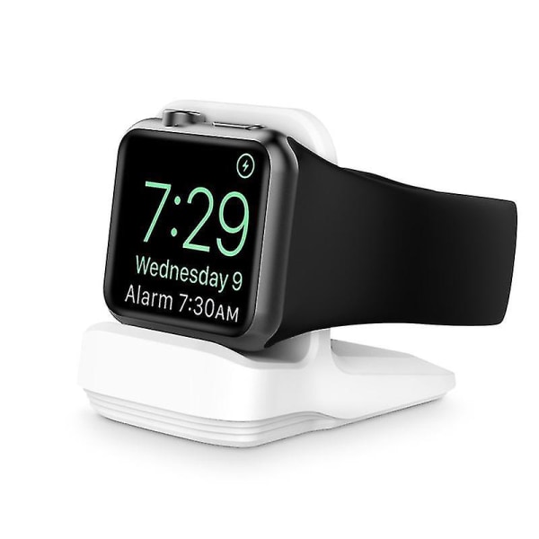 Silikoninen langaton lataustelinetelineen telakointiasema Apple Watch 6 5 4 3 2 Se Iwatch Band 42mm 38mm 44mm 40mm laturin pidike purple