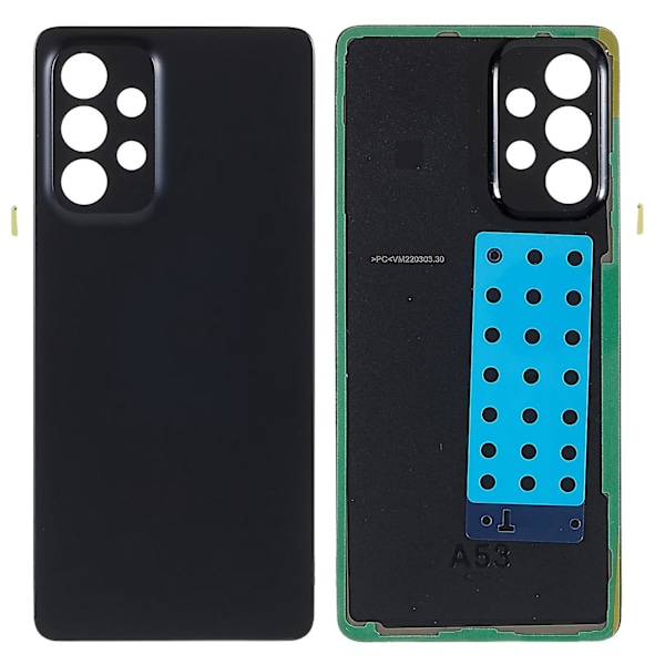 Til Samsung Galaxy A53 5G A536 Bagbatteri Dæksel Udskiftning (Uden Logo) - Sort