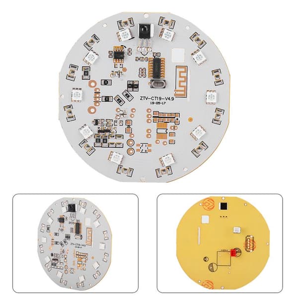 CT19 Colorful RGB Light Bluetooth Speaker Bulb Bluetooth Board with Remote Control