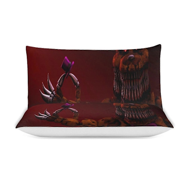 v1324 Five Nightat Freddy Täcke Set Tjockt Mjukt 3 Delars Sängklädesset Året Runt Täcke med 2 Örngott för Vuxna Kvinnor Flickor Tonåringar Hemrum 200x200cm 78x78in
