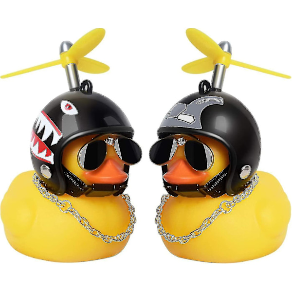 Rubber Duck Toy, Duck Car Dashboard Decorations, Rubber Duck Car Ornaments, Cool Duck With Propeller