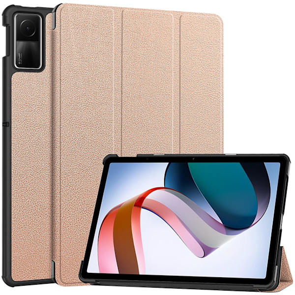 Læder Tablet Etui Til Xiaomi Redmi Pad Se Rose Gold