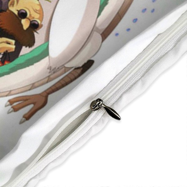 v752 Spirited Away 3-delars Anime Täcke Sängkläder 1 Set Supermjukt Påslakan med 2 Örngott Roliga Prylar Anime Gåvor för Flickor Pojkar Barn Vuxna 135x200cm 53x78in