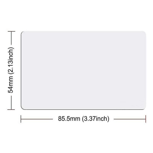 30 kpl kosketuksettomia Nfc-kortteja, 504 tavua, luettavissa ja kirjoitettavissa, pvc-kortti, kannettava White