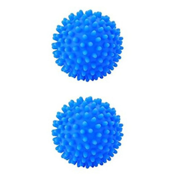 Set med 2 multifunktionsbollar för fluffigare tvätt - Blå polyvinylklorid