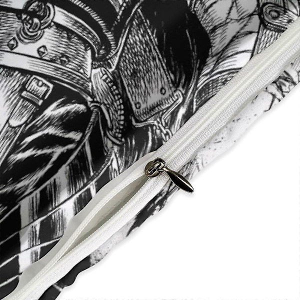 x417 Anime Berserk 3-delt Sengesæt Varmt Og Behageligt Blødt Dynebetræk Sengesæt med 1 Dynebetræk Og 2 Pudebetræk til Soveværelse b417 135x200cm 53x78in