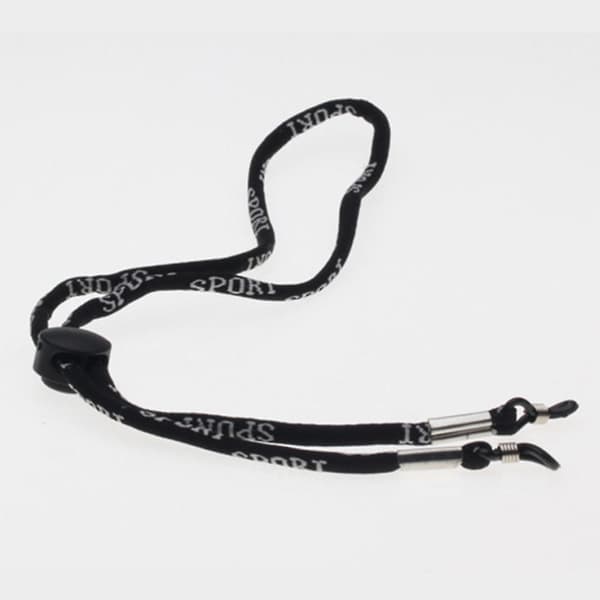 Brillerem Stropper Ledning Justerbar Spenne Lett For Menn Kvinner Black