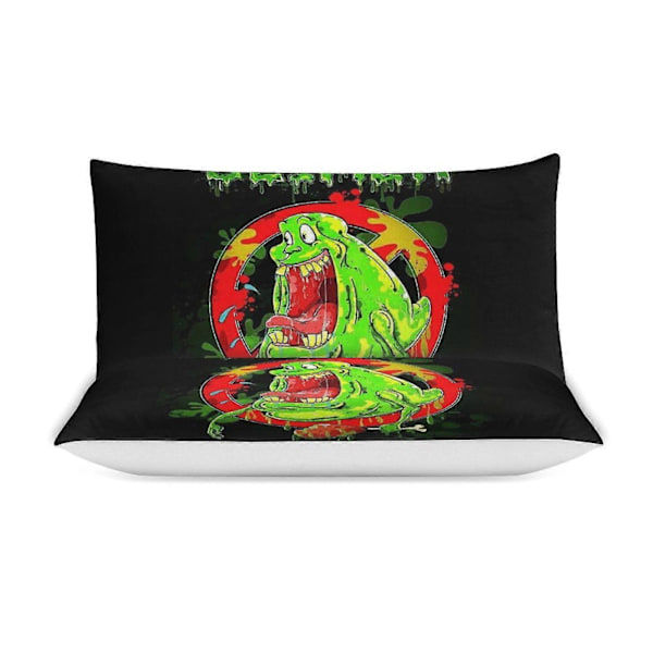 x306 Ghostbusters Påslakanset Mikrofiber Sängkläder 3D-tryckt Lättviktigt 3-delars Täcke, 1 Påslakan och 2 Örngott för Barn Pojke 135x200cm 53x78in