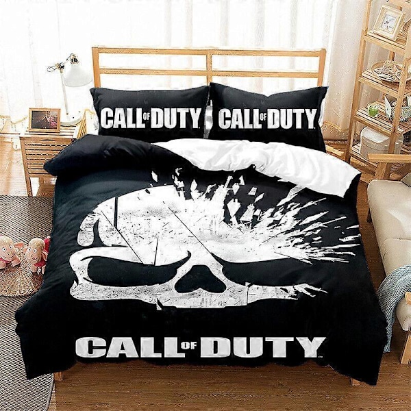 v4962 Sängkläder Call Of Duty Täcke Påslakan 3st Sängkläder Set Örngott Present Sängkläder IU4962 200x200cm 78x78in