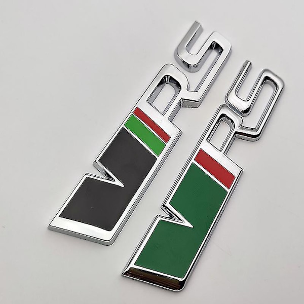 3d Rs Logo Vrs Emblem Nimikyltti Auton Etuosan Maskin Takakontin Merkki Skoda Fabia Kodiaq Superb Octavia 2 3 A5 A7 Rs Vrs Tarvikkeet
