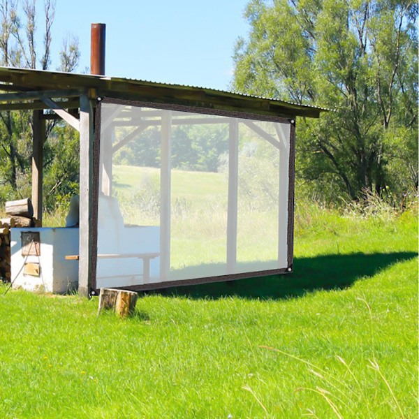 Clear Tarps In Multiple Sizes,uv & Weather Resistant Vinyl Coated Pvc Tarps,clear Tarps With Rustproof Gommets,waterproof Greenhouse Tarp,perfect For C