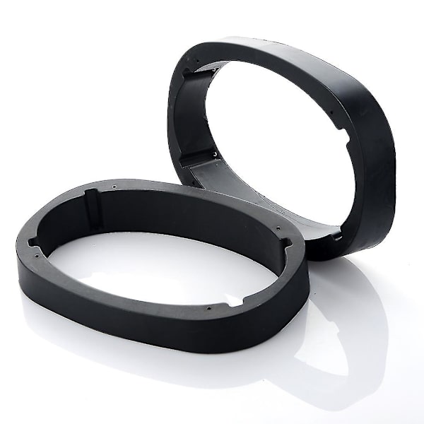 2 stk. Universal 6x9 Bilhøjttaler Afstandsstykker Adapter Montering Beslag Plade Ring Holdere