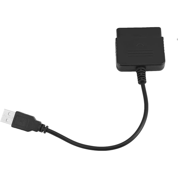 PS2 til USB adapter PS2-controller til USB abs sort til Sony Playstation 2 PS2-controller til USB adapter konverter til PS3 Windows PC