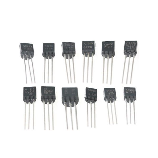 840 stk. TO-92 Diode Transistor Sæt 24 Specifikationer Transistor Kit