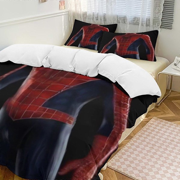 v739 Spider Man Crawl 3-delars Twin Sängset io739 200x200cm 78x78in