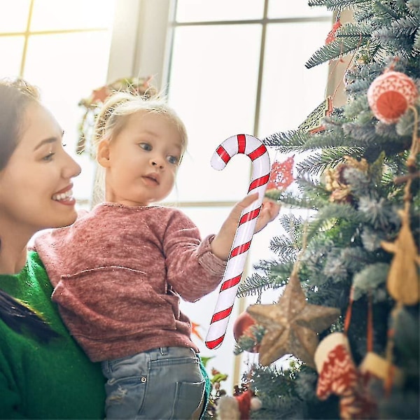 Julemand oppustelig oppustelig slikkepind slikkepind til juledekoration (pakke med 2 -86cm)