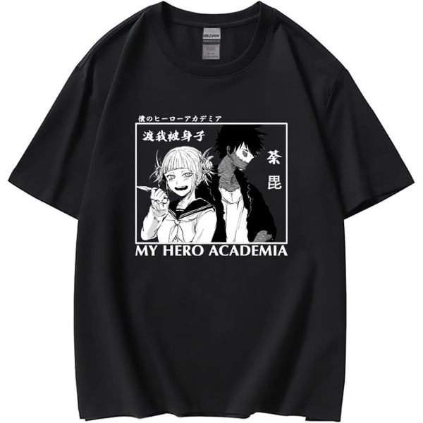 Anime T-shirt Rund Hals Shirts, My Hero Academia Nyhed Kortærmet Cosplay til Mænd Ny T-shirt 3 XL