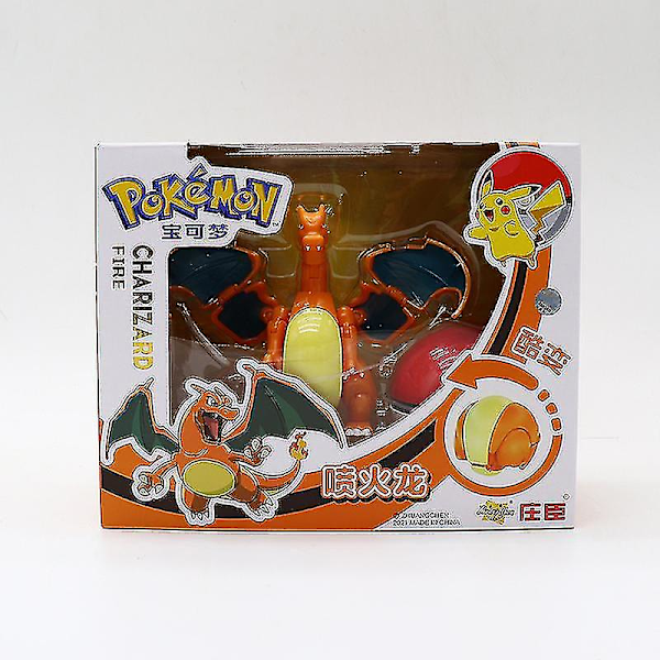 Deformeret Pikachu Dukke Pokeball Børns Legetøj Gave Deformerede Legetøj Charizard