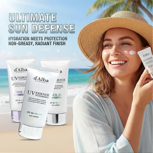 d'Alba Hydrating Sunscreen - SPF50+ PA++++ & Vit Tryffel pink 50ml