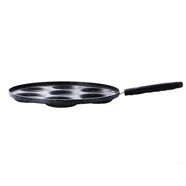 30cm Non-stick Keramisk Stegepande Til Mini Pandekager - Mini Crepe - Stegte Æg - Pfoa Fri Kemisk Induktion (26cm, 7 Form)