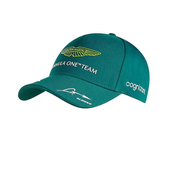 Fashion Alonso F1 Aston Martin F1 Team Baseball Cap Snapback Bomull Hat Justerbar Caps Solhatter Gorras Hombre Fernando Gorra Green