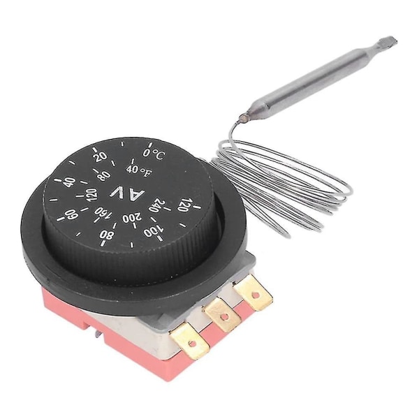 Justerbar elektrisk kylare kylfläkt termostat kontrollbrytare, switch 3 stift design temperatur