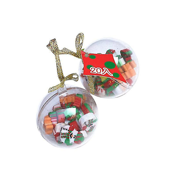 4 set kreativa julelemente suddgummi studenter gumm suddgummi tecknad penna suddgummi julklapp kontor skola kontorsmaterial