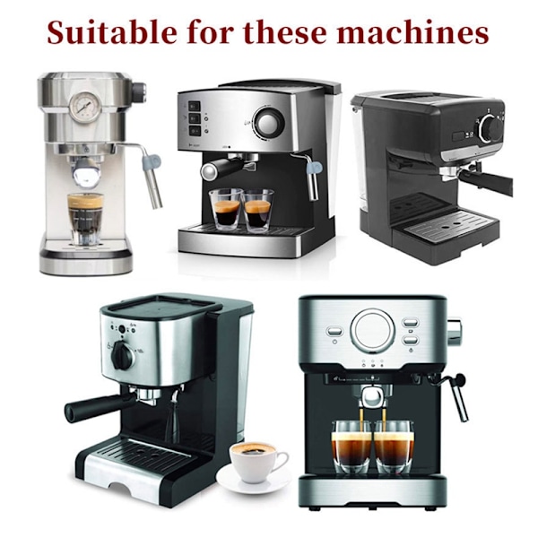 Uudelleenkäytettävä kahvin pohjaton suodatin kahva Homix 60mm jalustalle 15-20 baarin espressokoneen osat 51mm 1kpl