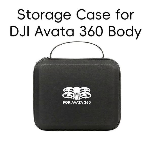 Sort nylonopbevaringstaske til DJI Avata 360 Drone Black 1 pcs