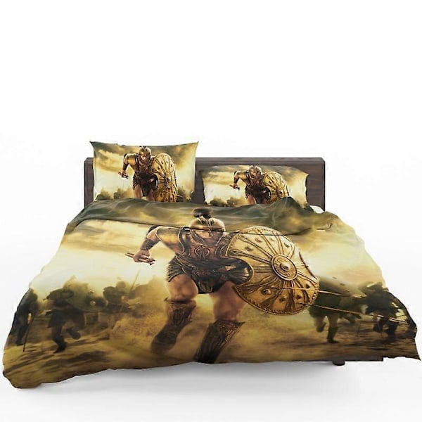 v4467 Lakanat Troy Achilles Brad Pitt Seikkailu Pussilakanasetti Pehmeät Kodintekstiilit Lakanat IU4467 240x260cm 94x102in