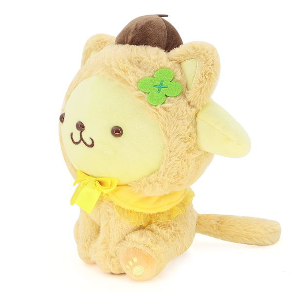 Kawaii Pom Pom Purin Plys Legetøj, Blød Sort Hund Dukke Plys Legetøj Fødselsdag Gaver Til Børn Fødselsdag Julegaver 23cm/9inch