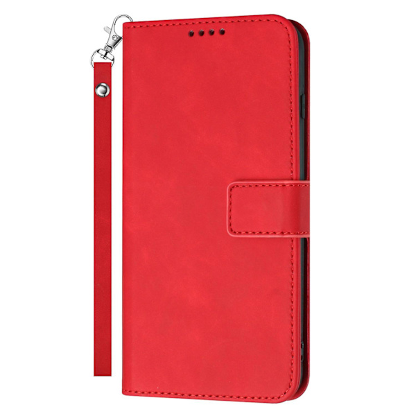 For Samsung Galaxy S23 Ultra Slim Fit Telefondeksel Magnetisk Låsestativ Mobiltelefon Flip Lommebokdeksel Red Samsung Galaxy S23 Ultra