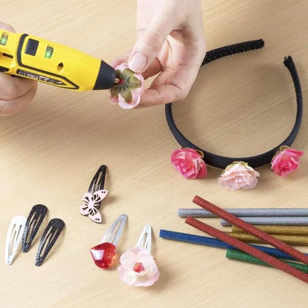 100 stk. limpinde 7 mm glitter - lim til 7 mm limpistol limpinde limpinde