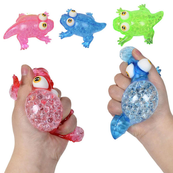Squishes Squeeze Legetøj Store Øjne Krokodille Blød TPR Fleksibel Druebold Dekompression Klemme Legetøj Dyr Fidget Stress Relief Trick Legetøj Børn Gave