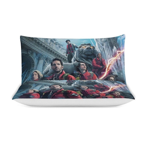 x431 Ghostbusters 3-delt sengetøjssæt Varmt og behageligt blødt dynebetræk sengetøjssæt med 1 dynebetræk og 2 pudebetræk til soveværelse b431 240x260cm 94x102in